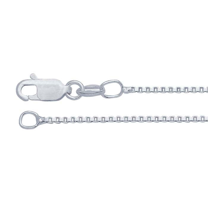 1/10 Silver-Filled 1.2mm Venetian Box Chain
