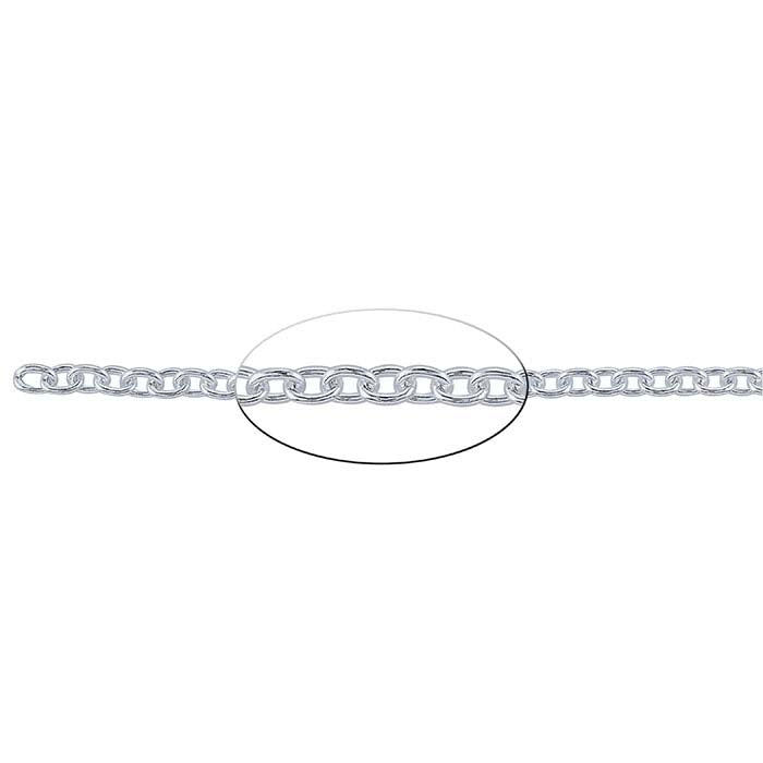 1/10 Silver-Filled Cable Chain