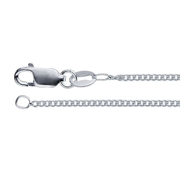 1/10 Silver-Filled 1.4mm Curb Chain