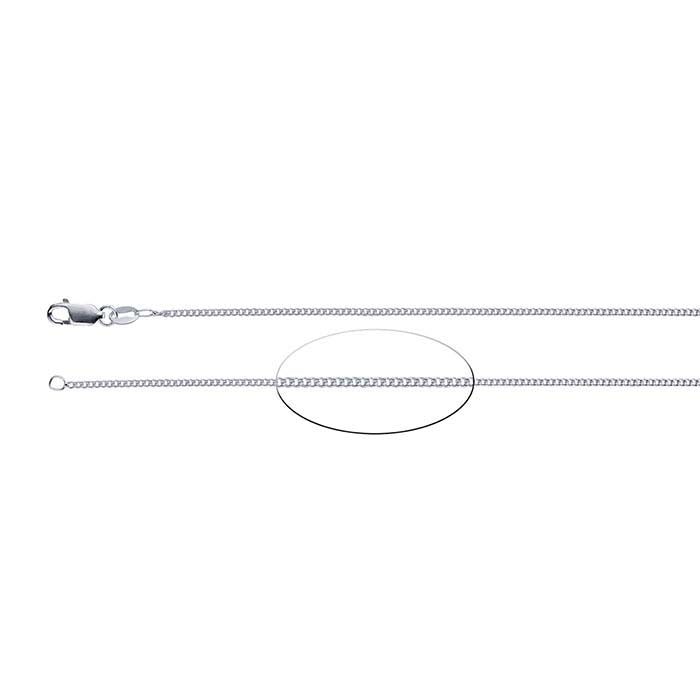 1/10 Silver-Filled 1.4mm Curb Chain