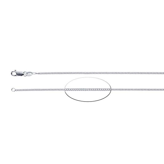 1/10 सिल्वर-फिल्ड 1.4mm कर्ब चेन