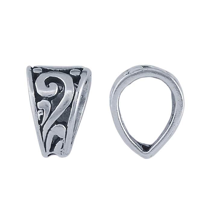 Sterling Silver Filigree Solder-On Bail