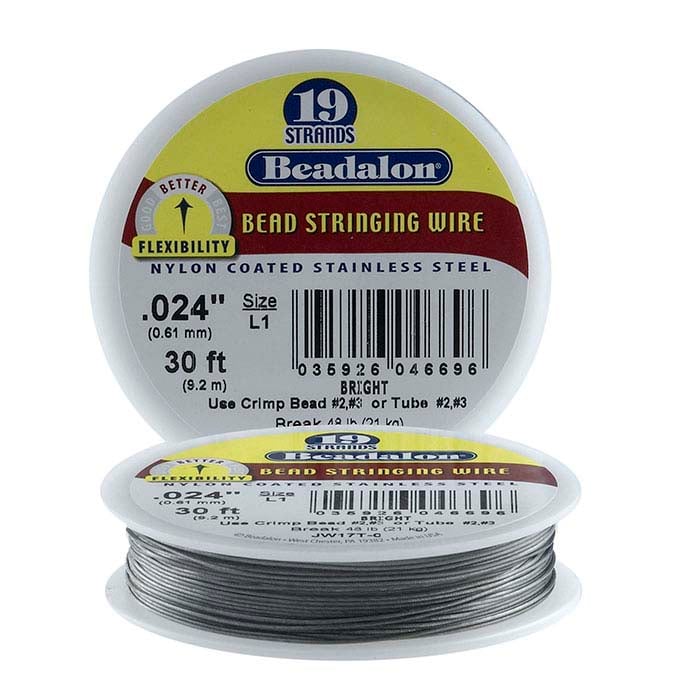 Beadalon® Designer Series 19-Strand Bright Wire, 9.14 m. Spool