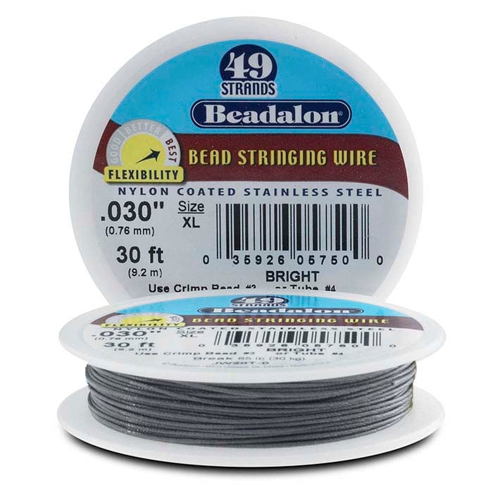 Beadalon® Professional Series 49-Strand Bright Wire, 9.14 m. Spool