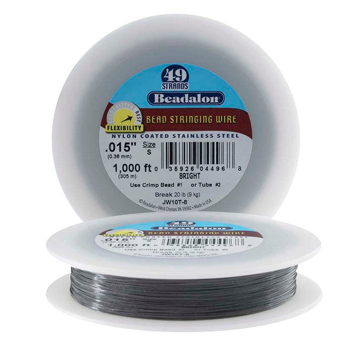 Beadalon® Professional Series 49-Strand Bright Wire, 304.8 m. Spool