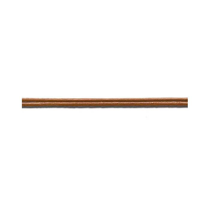 Brown Leather 2mm Round Cord, 10 meters