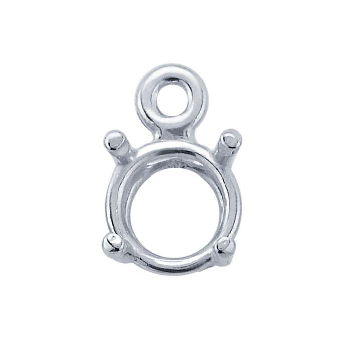 ReadySet™ Sterling Silver Round Pre-Notched Basket Component Mounting