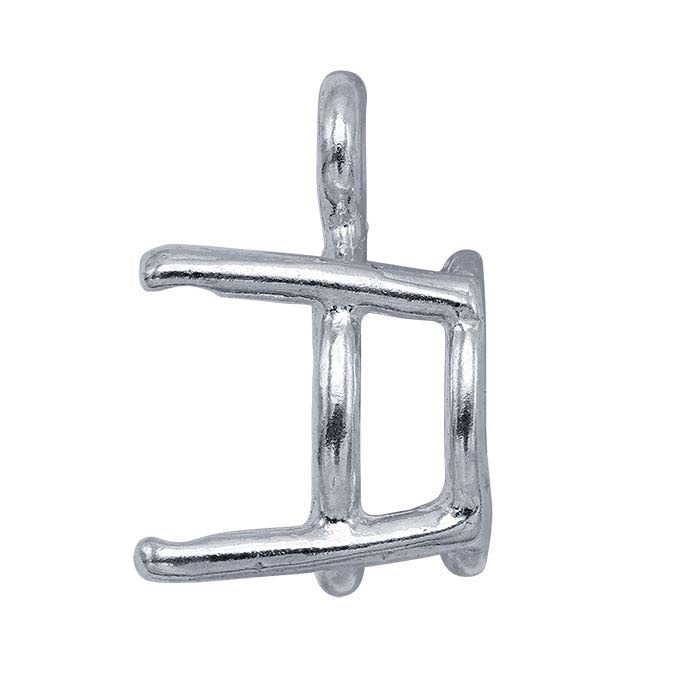 ReadySet™ Sterling Silver 8mm Round Pre-Notched Basket Component Mounting