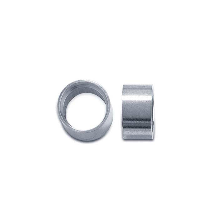 18K White Gold 2.5mm Round Tube Bezel Setting