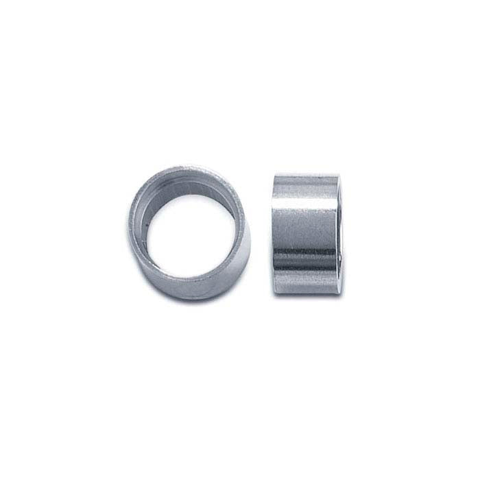 18K White Gold 3mm Round Tube Bezel Setting