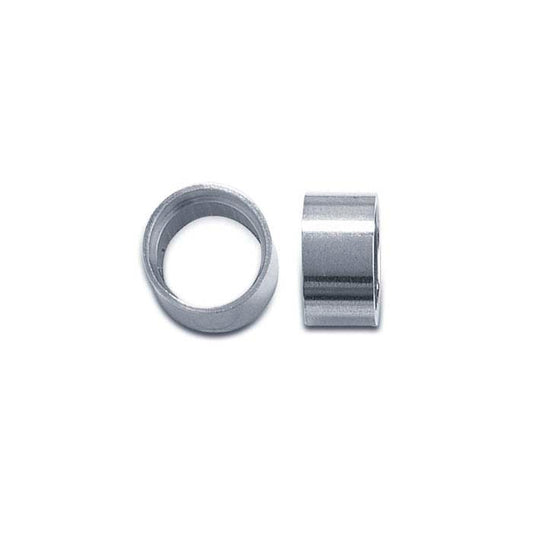 18K Hvitt Gull 3mm Rund Rør Besetning