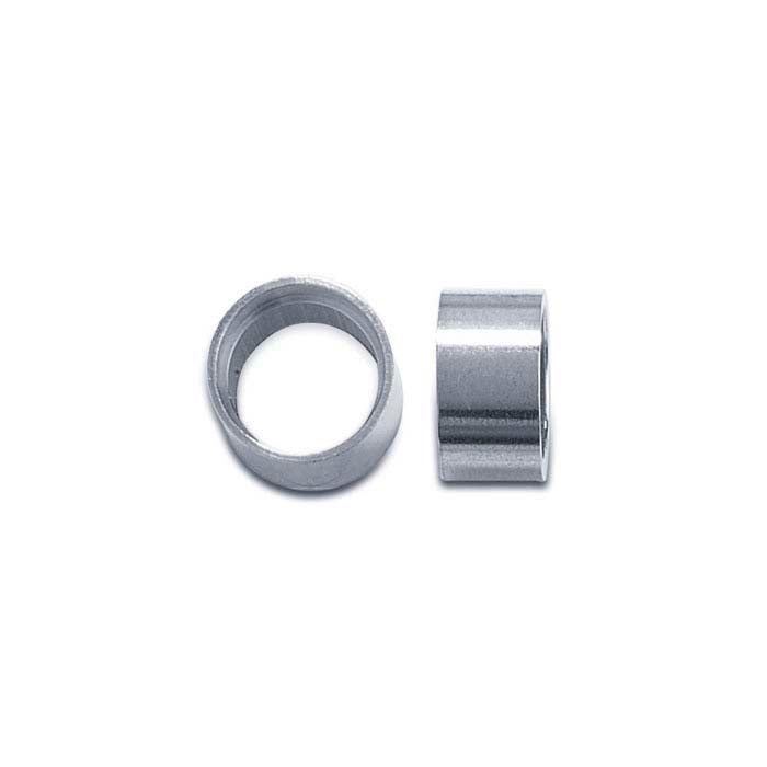 18K White Gold 4mm Round Tube Bezel Setting