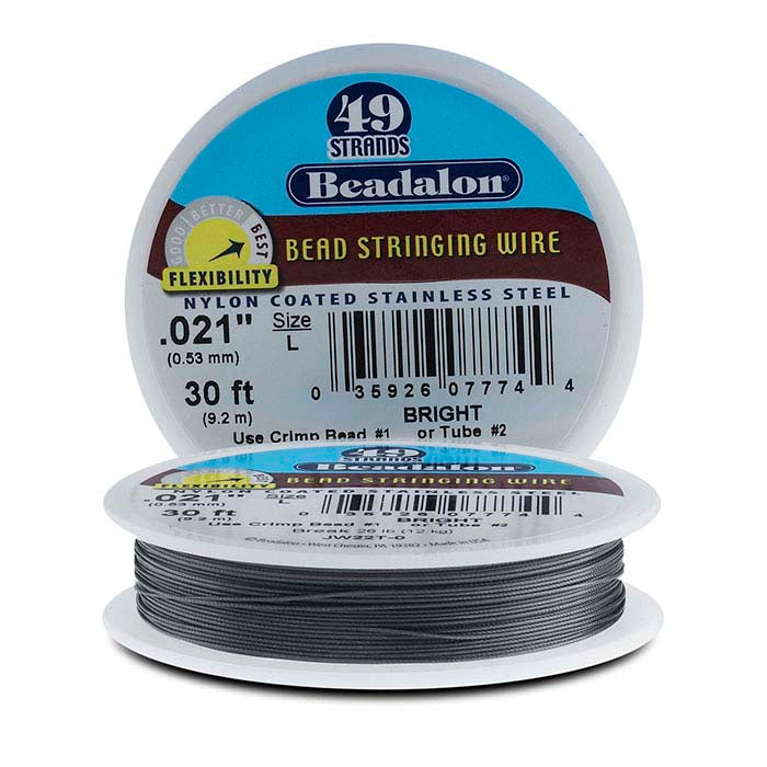 Beadalon® Professional Series 49-Strand Bright Wire, 9.14 m. Spool