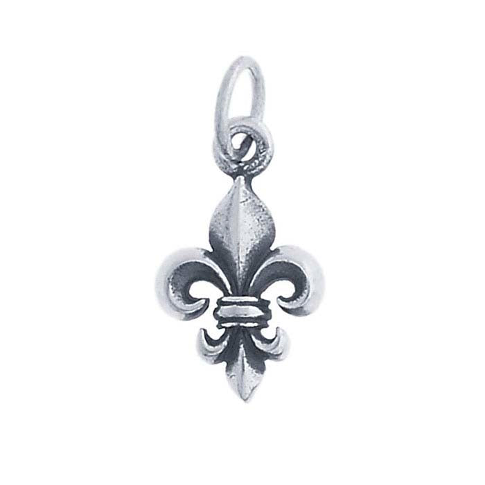 Sterling Silver Fleur-de-Lis Charm