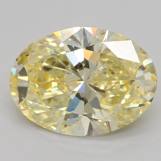 Lab-Grown Diamond 1.59ct, Oval, Yellow, VVS2