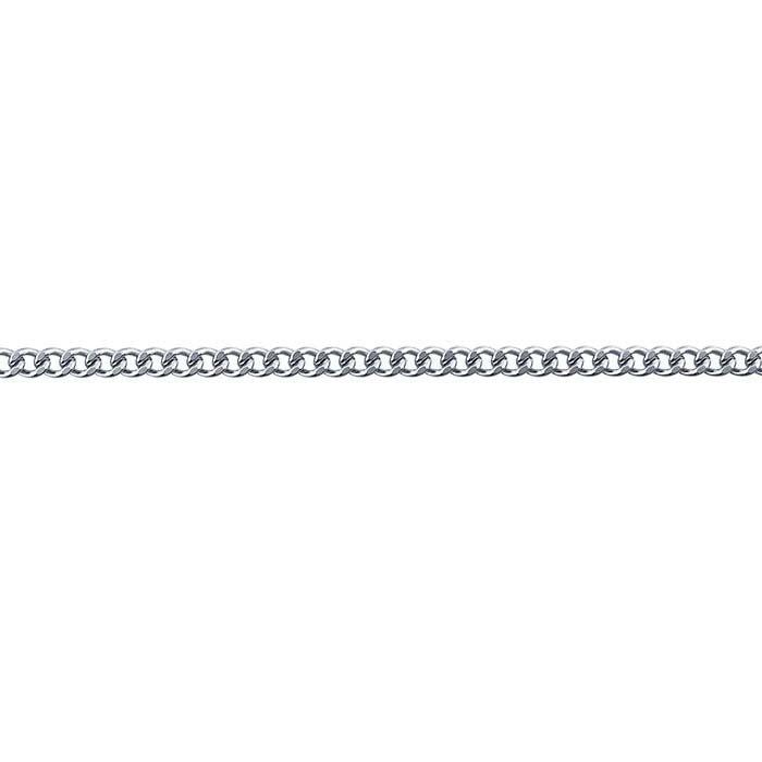 Stainless Steel 2.9mm Diamond-Cut Curb Chain, 6.1 m. Spool