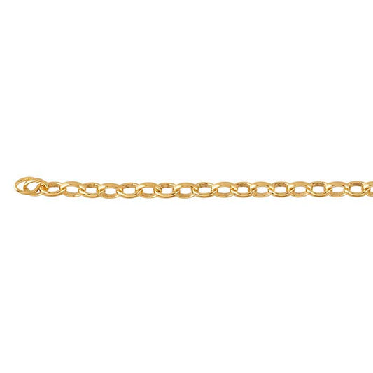 14/20 Yellow Gold-Filled 2.4mm Oval Rolo Chain, By the Foot