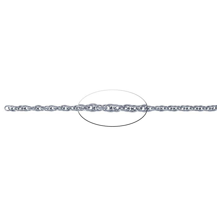 Stainless Steel 3.4mm Double-Rope Chain, 6.1 m. Spool