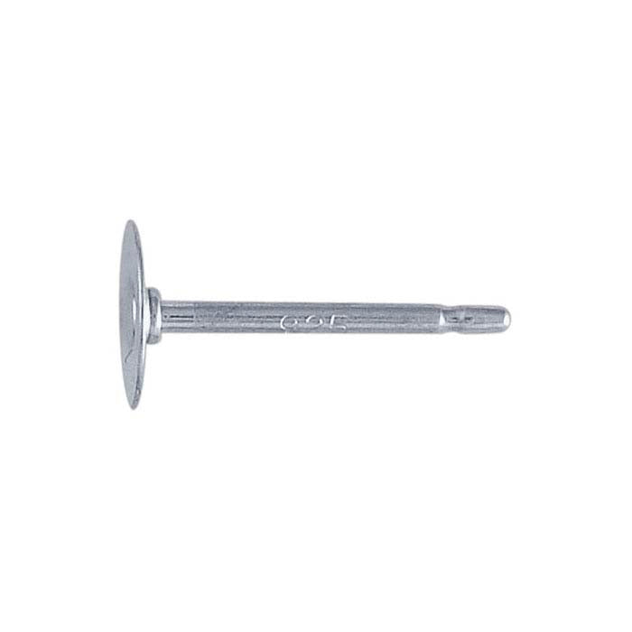 Sterling Silver Ear Post with 5mm Pad