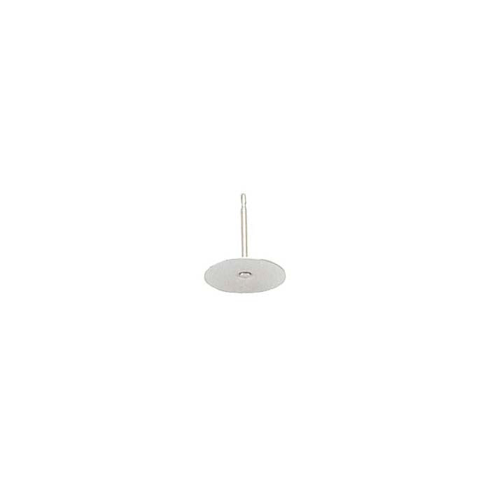 Stainless Steel Ear Post with 10mm Pad