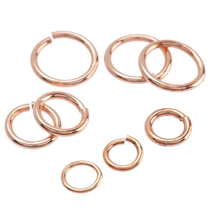 Copper 6mm ID Round Jump Ring