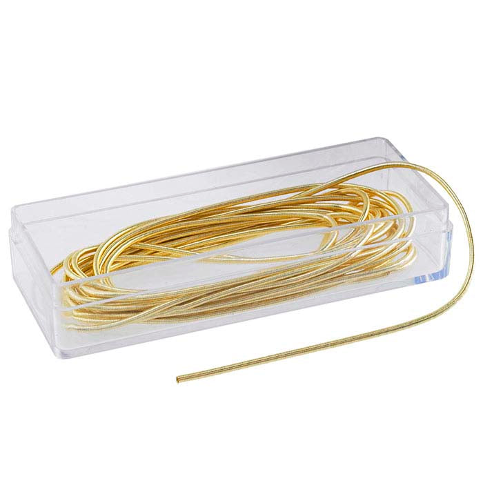 Brass Yellow-Finish 0.6mm French Wire