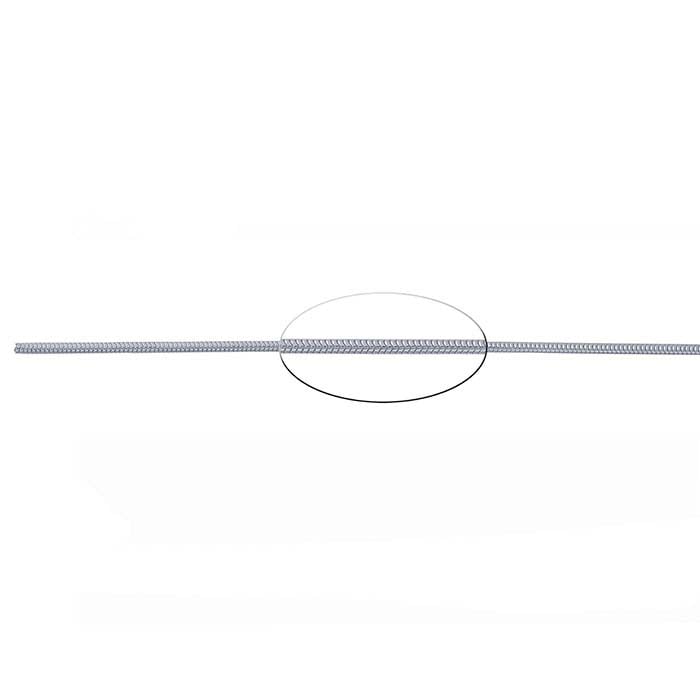 Sterling Silver Round Unseamed Snake Chain