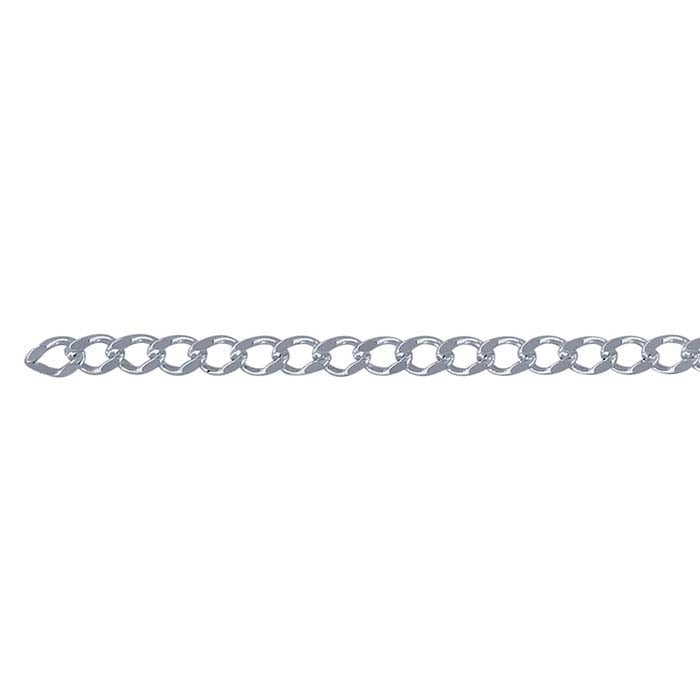 Sterling Silver 1.8mm Diamond-Cut Curb Chain