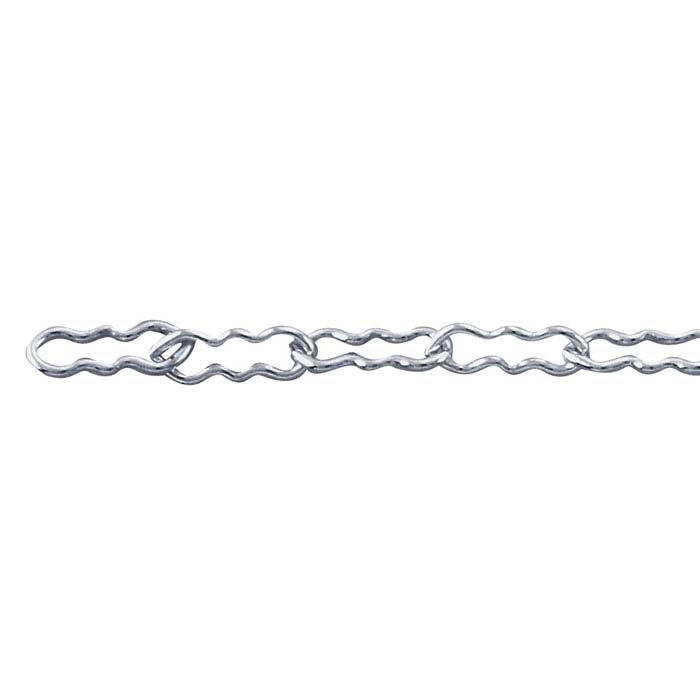Αλυσίδα Krinkle από Ασήμι 925 2,2mm, ανά Πόδι