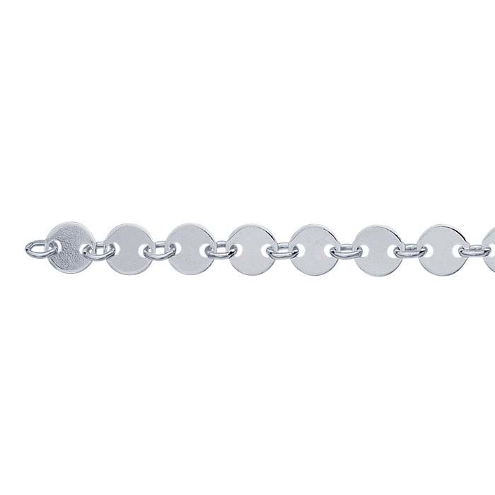Sterling Silver 4mm Circle Link Chain