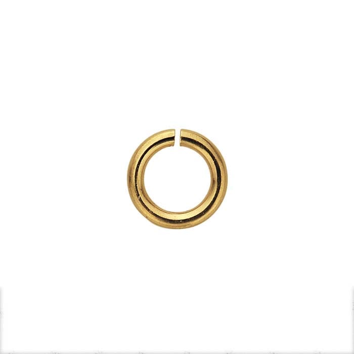 Anello di giunzione tondo 2,4 mm in oro giallo 14/20 gold-filled