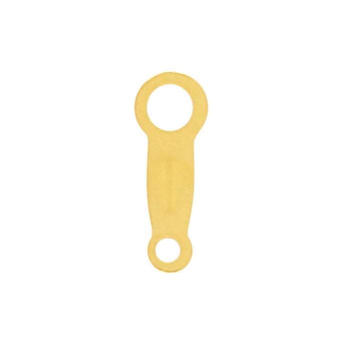 14/20 Gelbgold gefülltes 8 x 3 mm Kettenanhänger