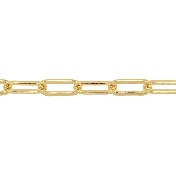 14/20 Yellow Gold-Filled 2.5mm Flat Drawn Oval Cable Chain