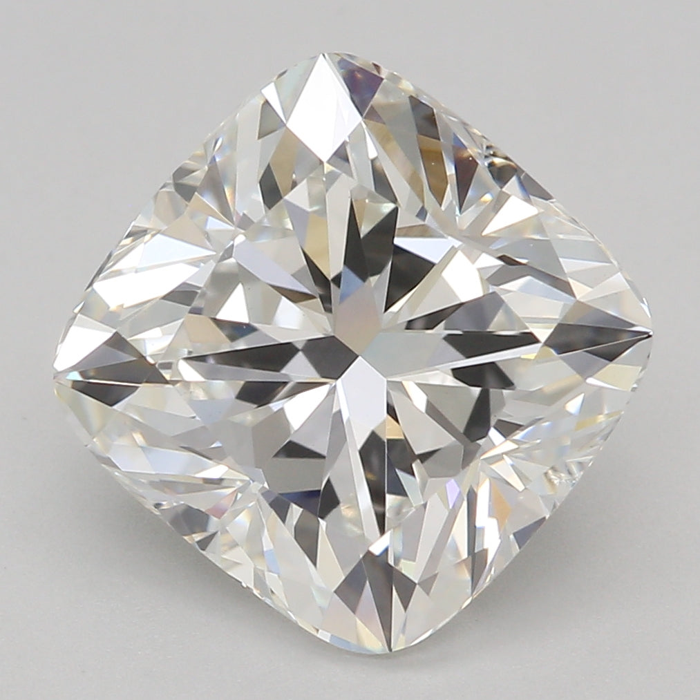 Lab-Grown Diamond 2.76ct, Cushion Mod, G, SI1