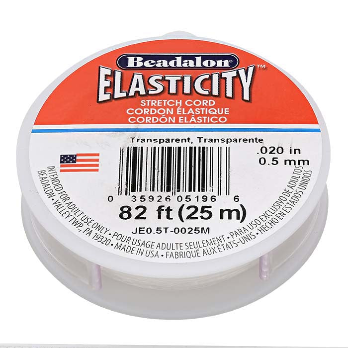 Beadalon® Elasticity™ Clear 0.020" Stretch Cord