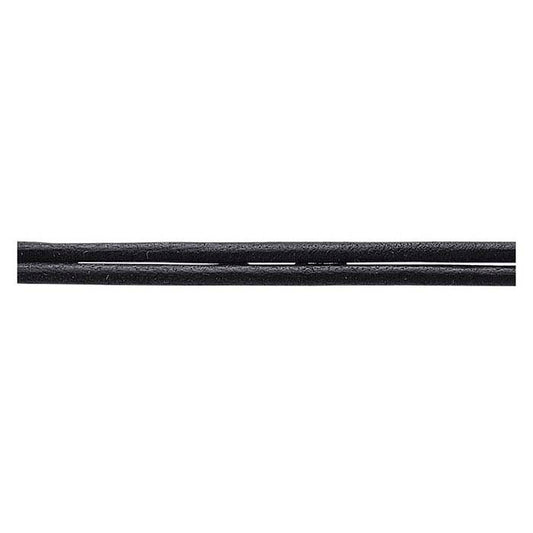 Black Leather 3mm Round Cord, 10 meters
