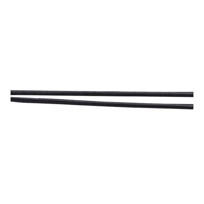 Black Greek Leather 1.8mm Round Cord, 100 meters