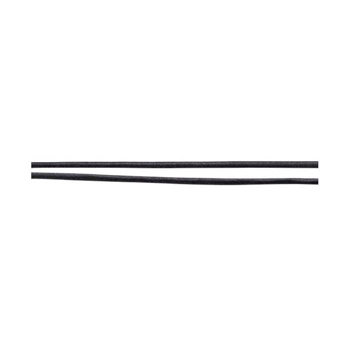 Black Greek Leather 1.2mm Round Cord, 100 meters