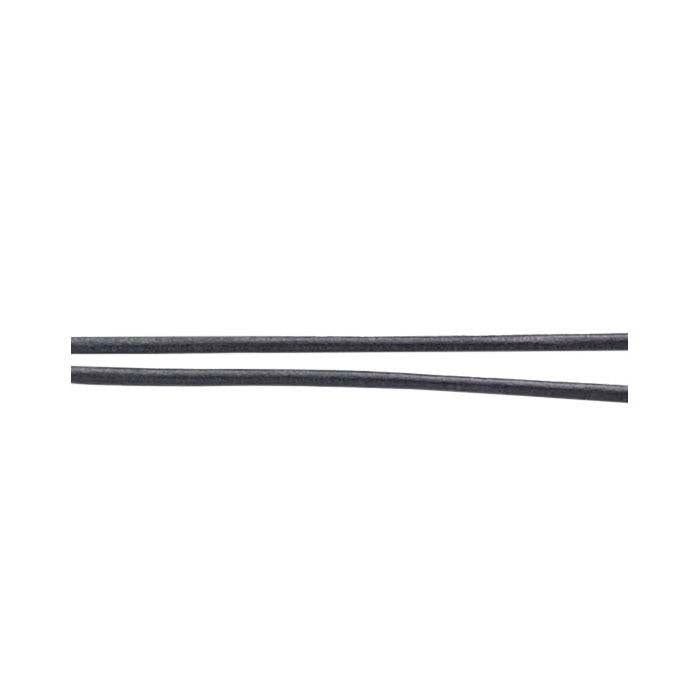 Black Greek Leather 1.5mm Round Cord, 10 meters