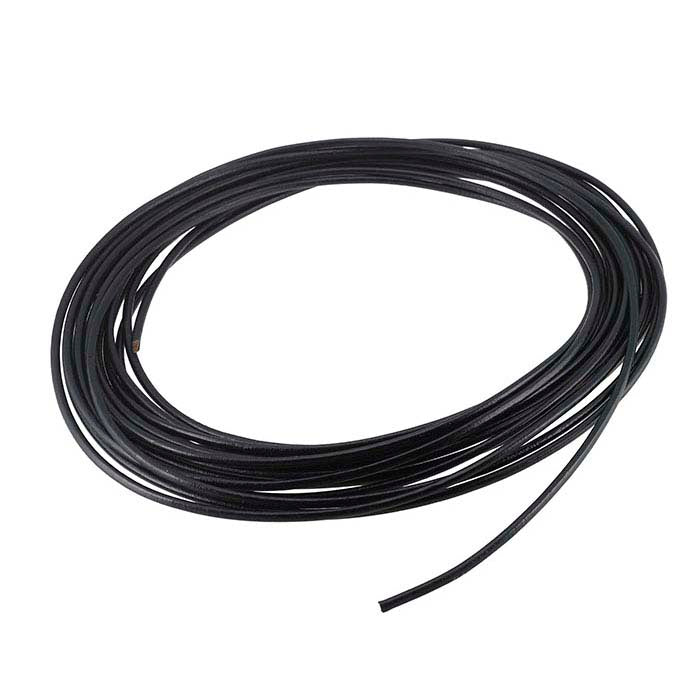 Black Greek Leather 3.5mm Round Cord, 10 meters