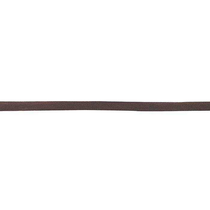Chocolate Deerskin Flat Leather 4.76mm Lace, 15.24 m. Spool