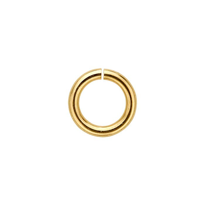 Anilha Redonda 4mm em Ouro Amarelo 14/20 Gold-Filled