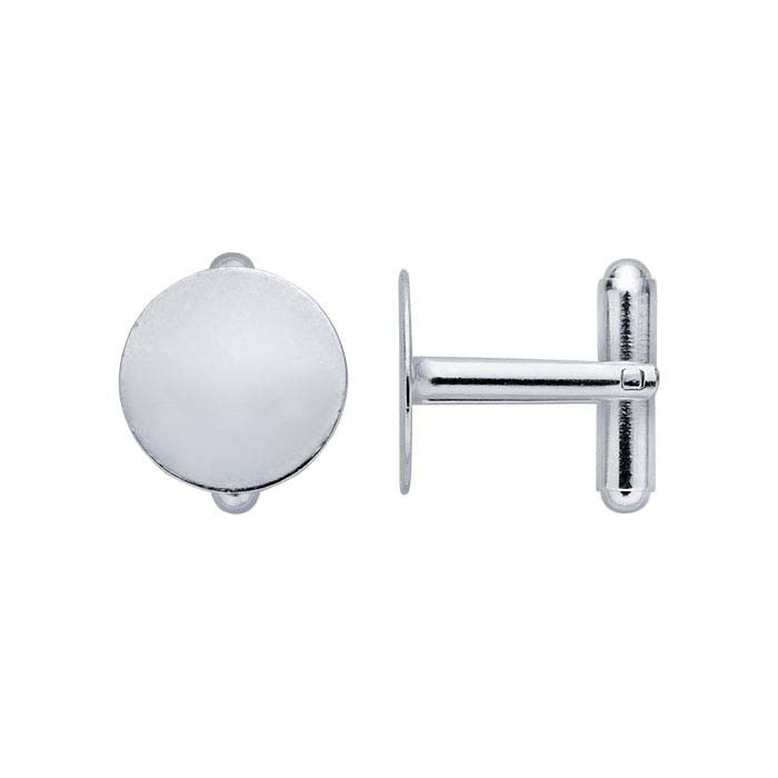 Gemelos de metal base chapados en plata