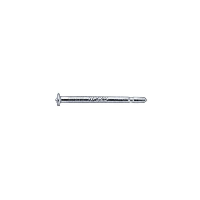 Sterling Silver 0.76mm x 9.52mm Fusion Ear Post