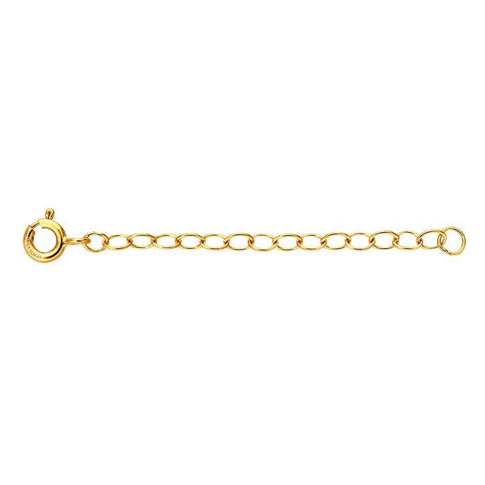 14/20 Yellow Gold-Filled 3mm Cable Chain Extender