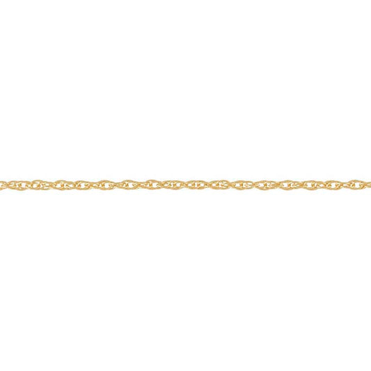 14K Yellow Gold 0.8mm Double-Rope Chain