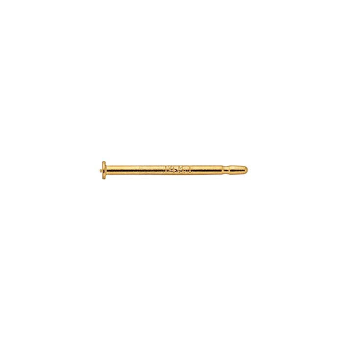 14K Yellow Gold 0.74mm x 11.11mm Fusion Ear Post