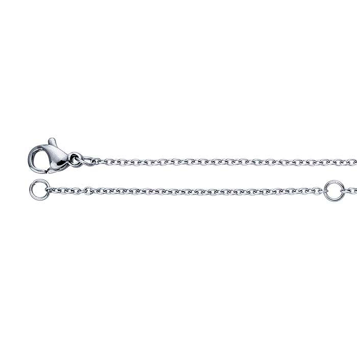 Stainless Steel 1.5mm Oval Cable Chain