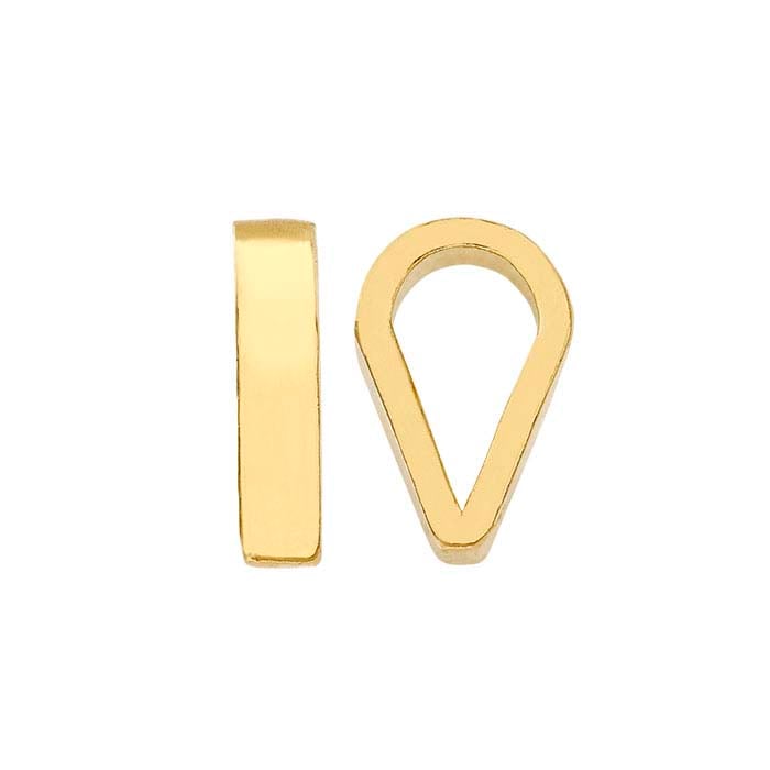 Argola Lisa em Ouro Amarelo 14K