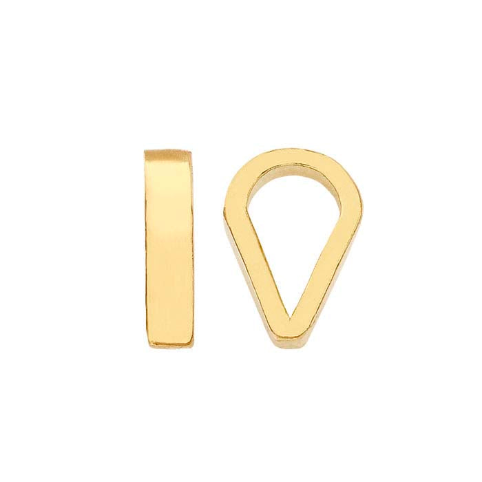 Argola Lisa em Ouro Amarelo 14K